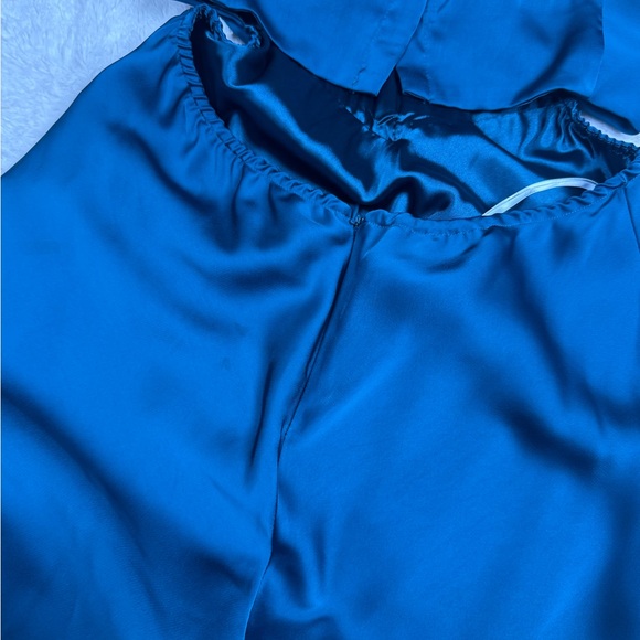 Lulu's Strapless Teal Dress - Picture 10 of 11